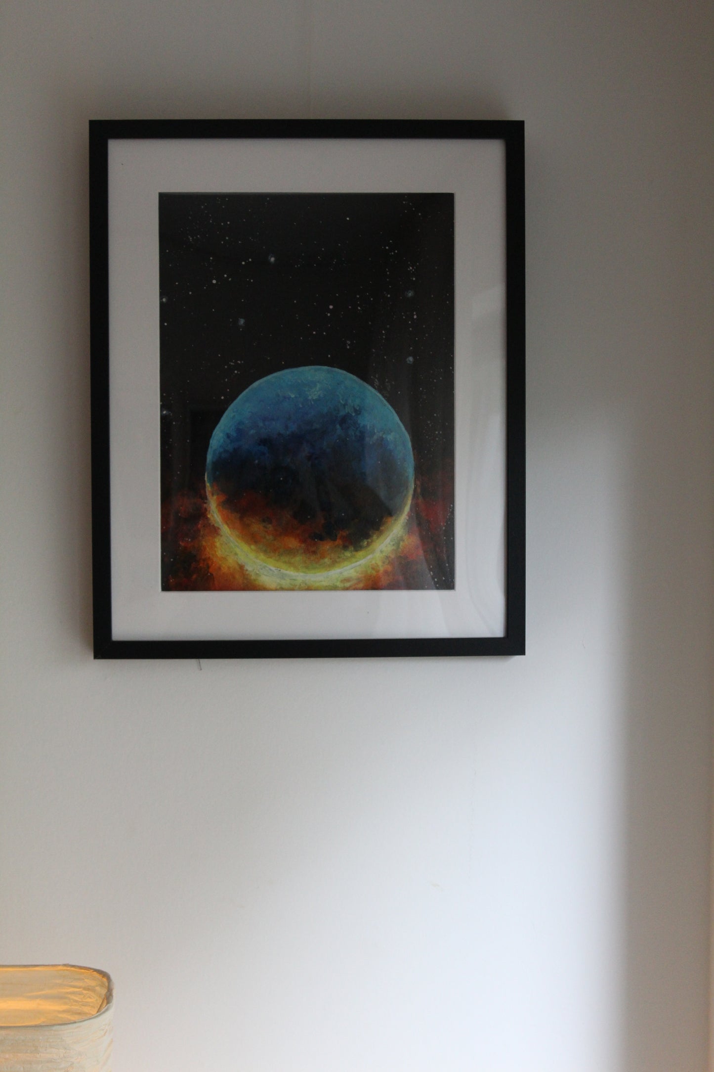 Captivating Cosmos: Exploring the Burning Star on Canvas