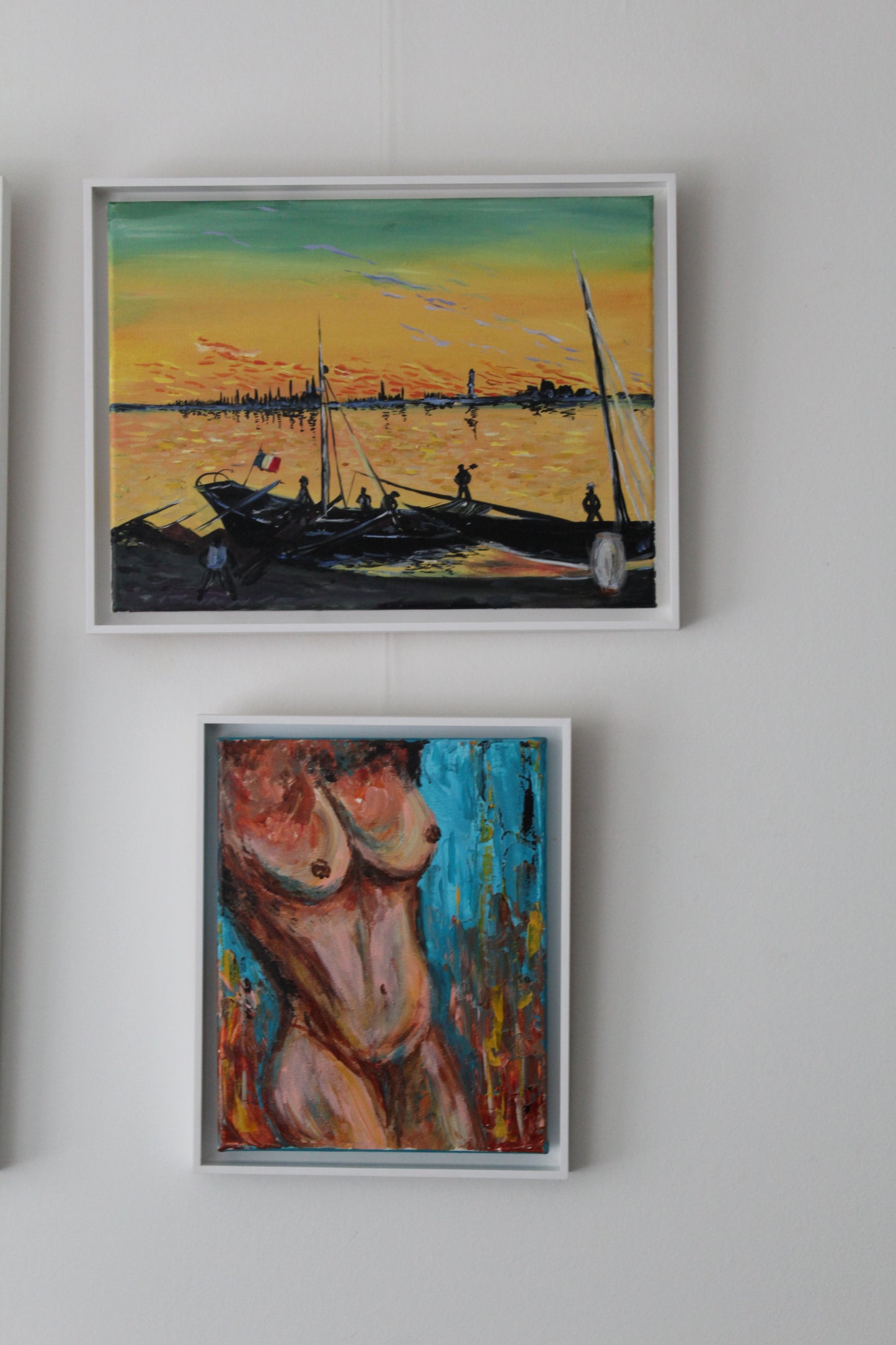 Van Gogh: Coal Barges, Private collection Rendition