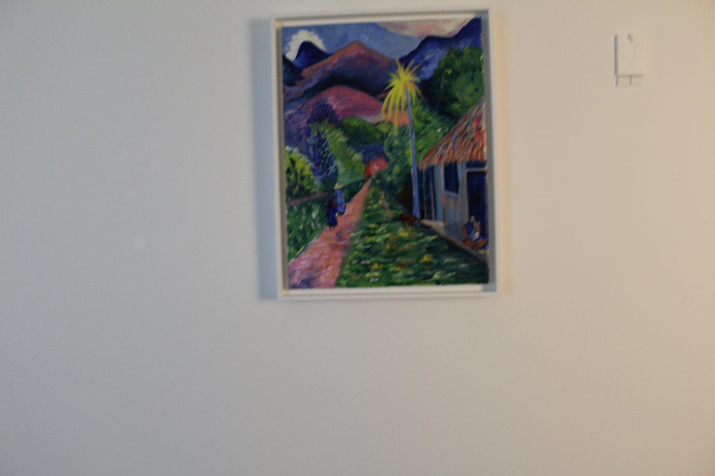 Tropical landscape scene- rue de Tahiti