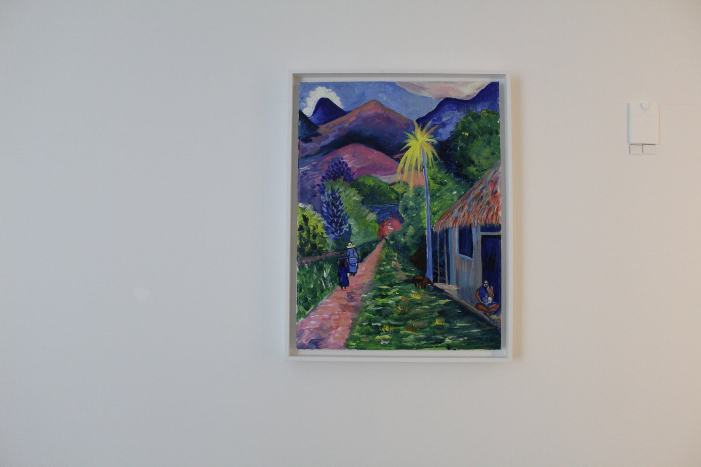 Tropical landscape scene- rue de Tahiti