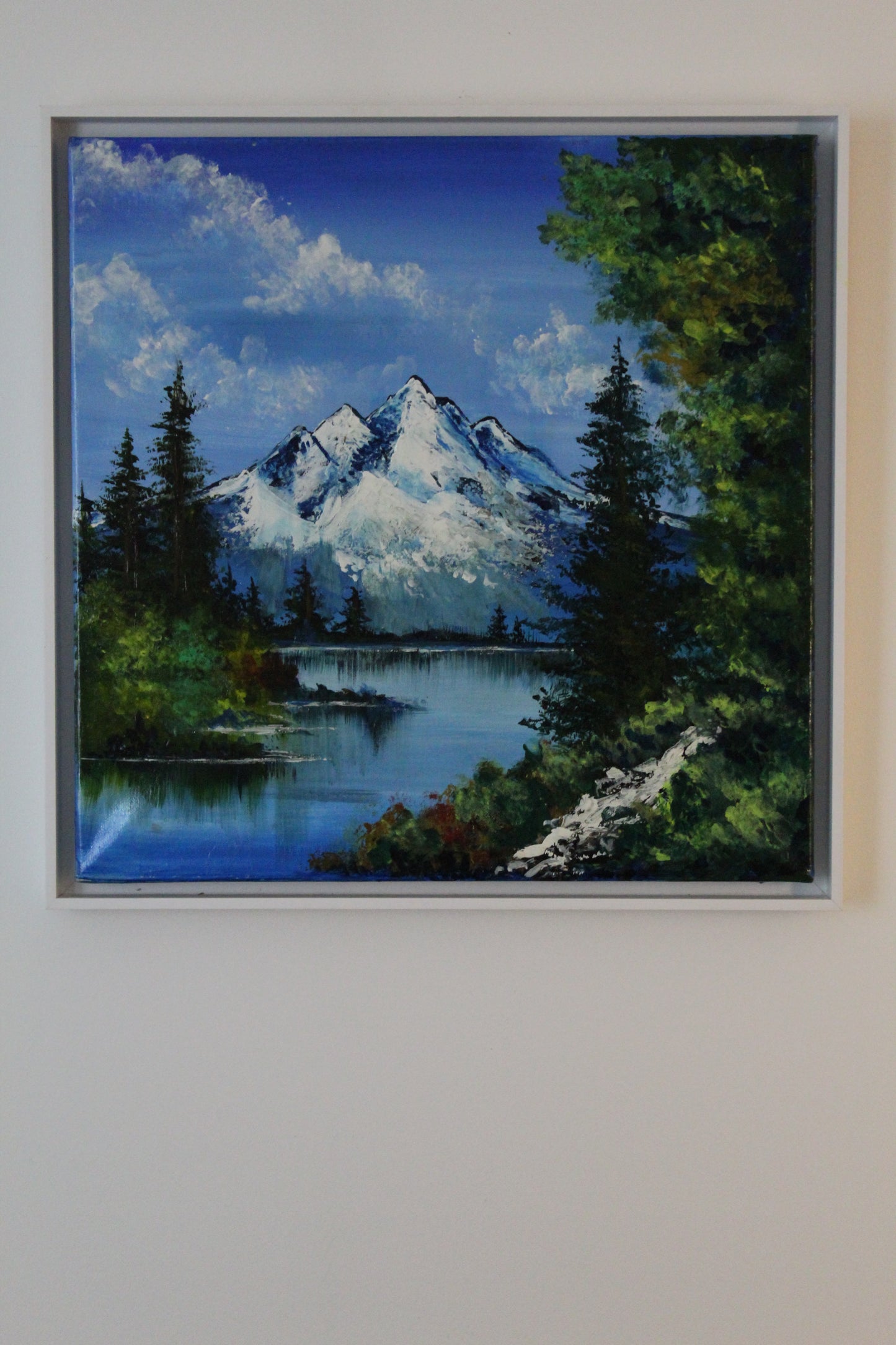 Snowy Mountains by the Lake