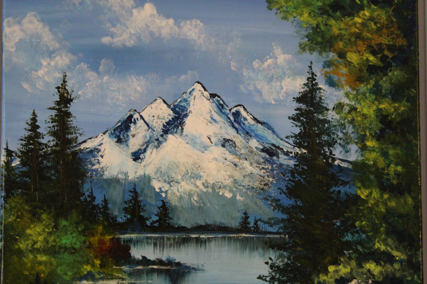 Snowy Mountains by the Lake