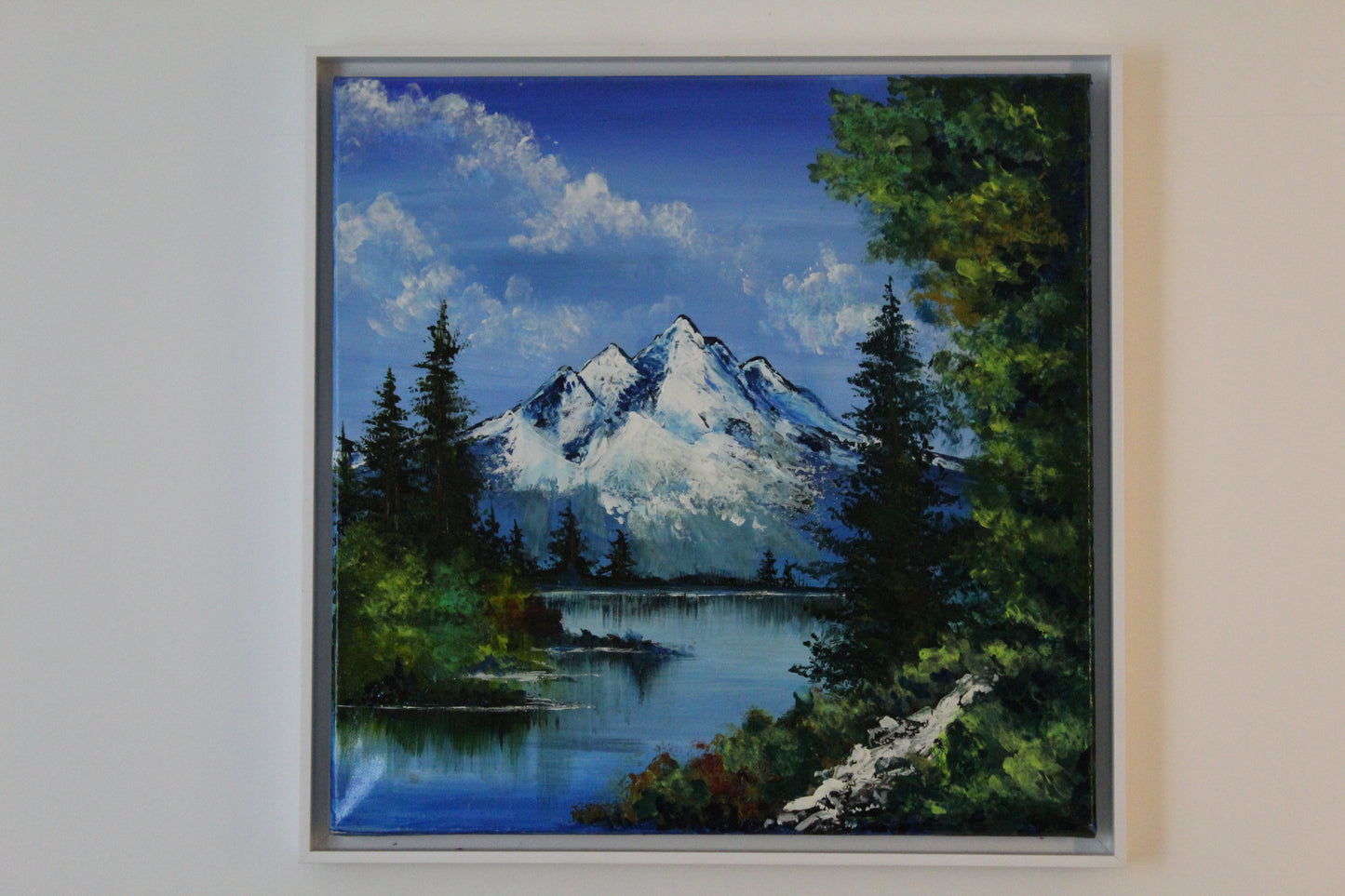 Snowy Mountains by the Lake