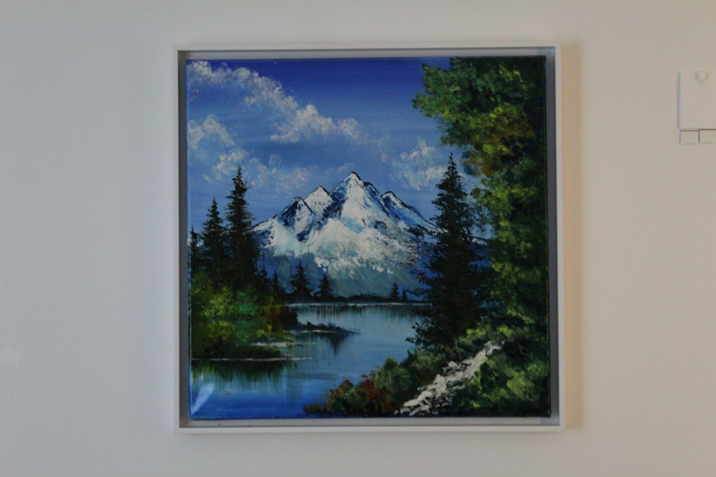 Snowy Mountains by the Lake