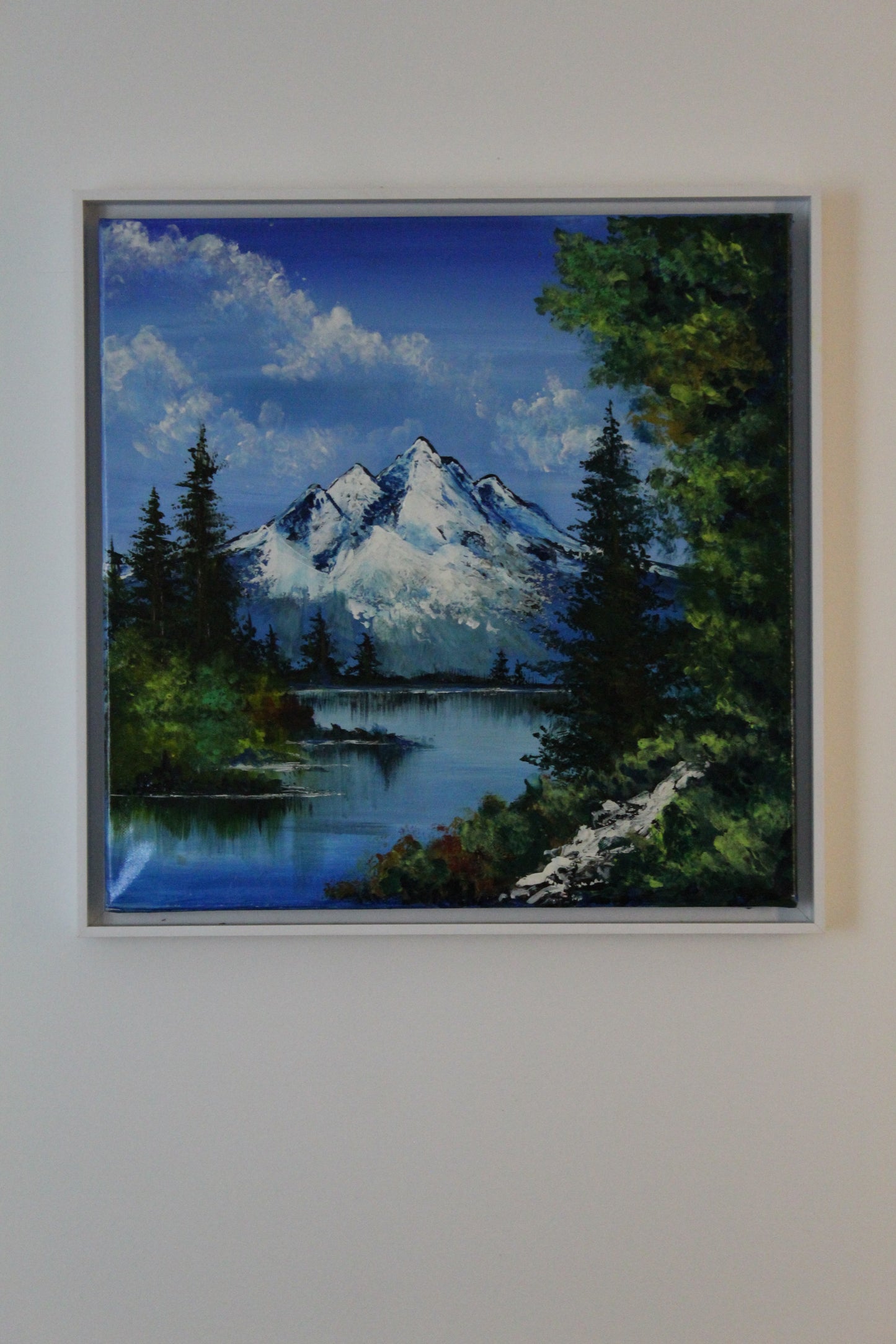 Snowy Mountains by the Lake