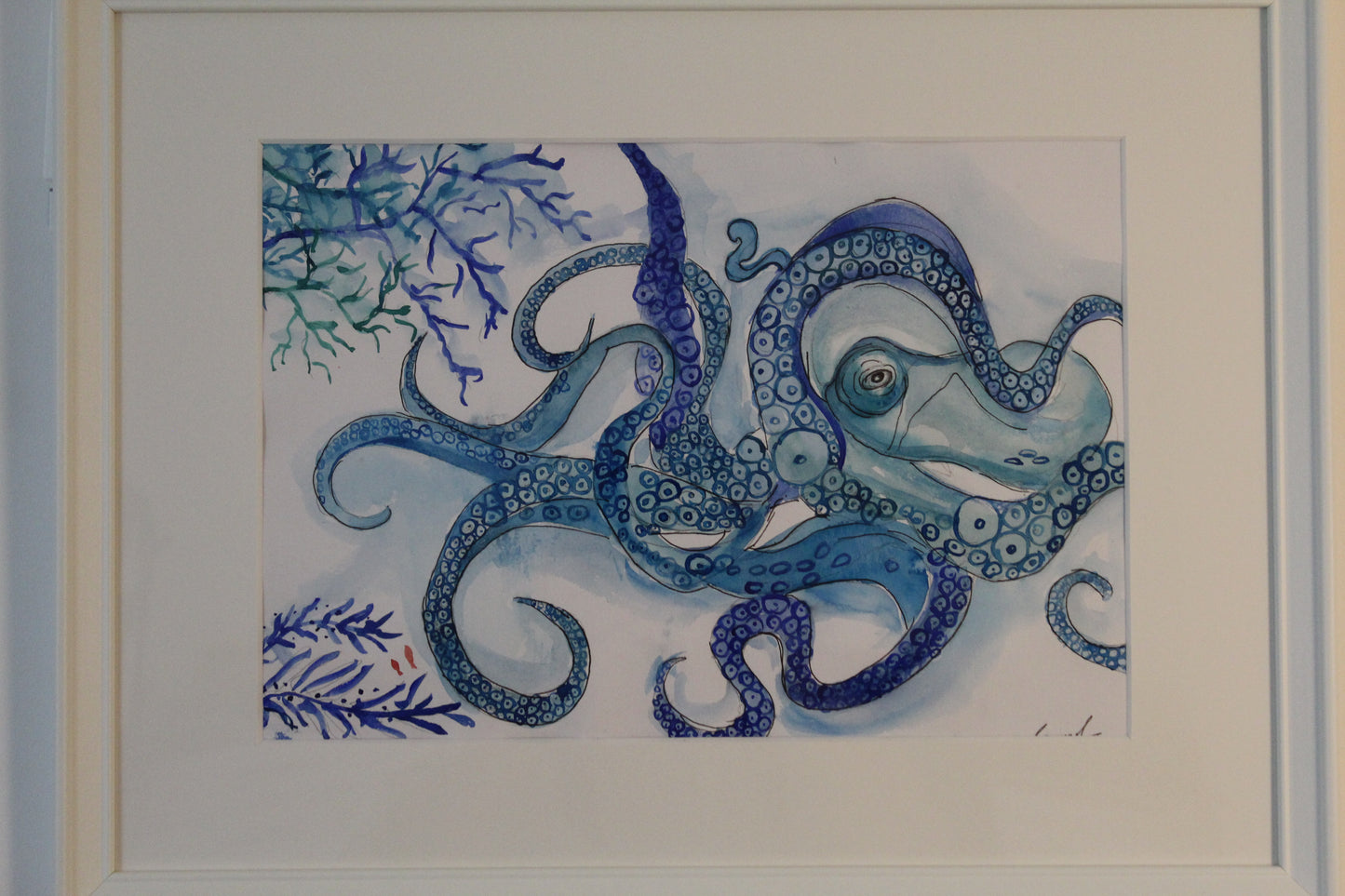The blue octopus