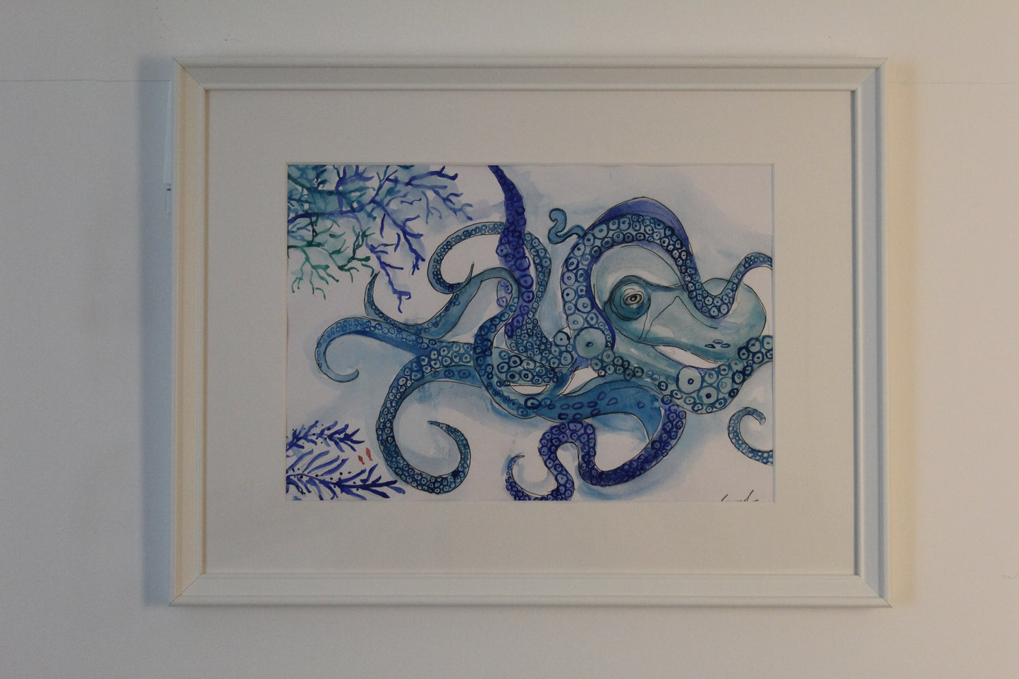 The blue octopus