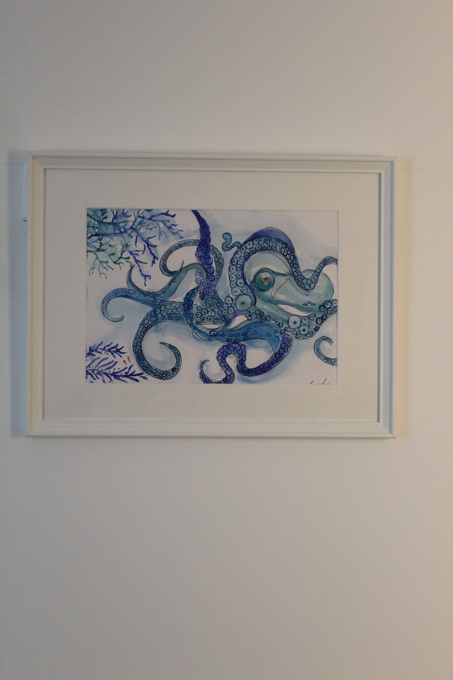 The blue octopus