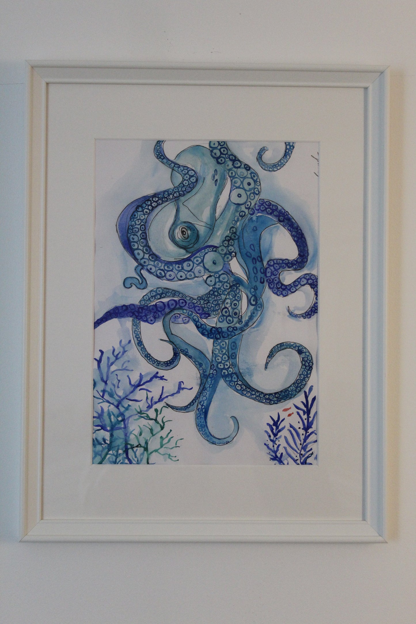 The blue octopus