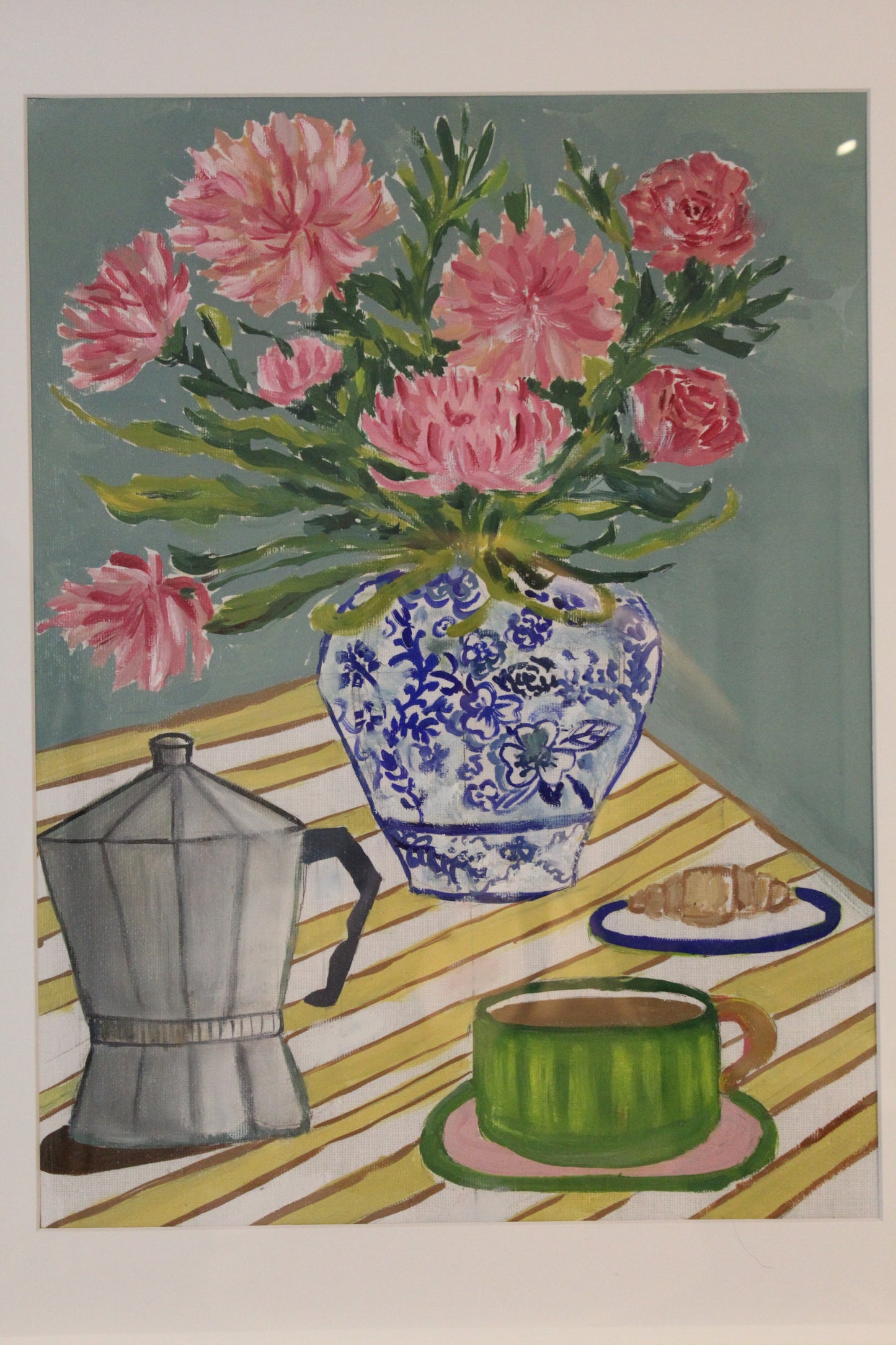 the breakfast table