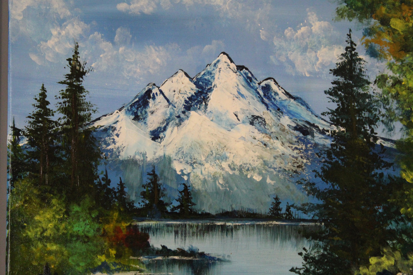 Snowy Mountains by the Lake