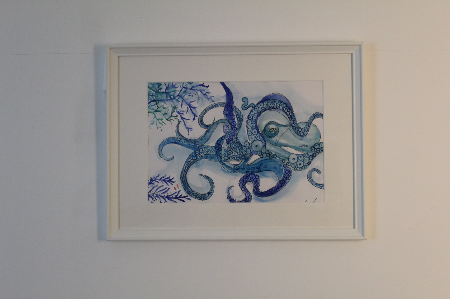 The blue octopus