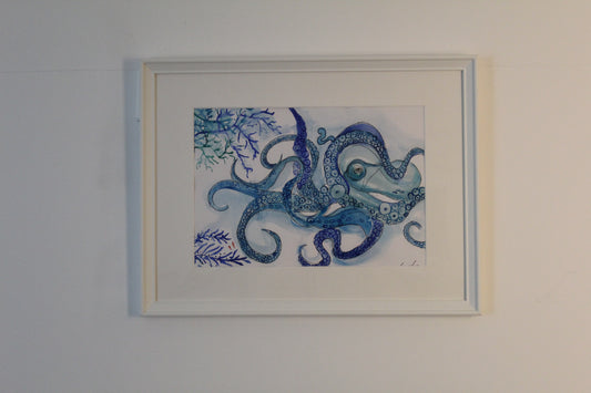 The blue octopus