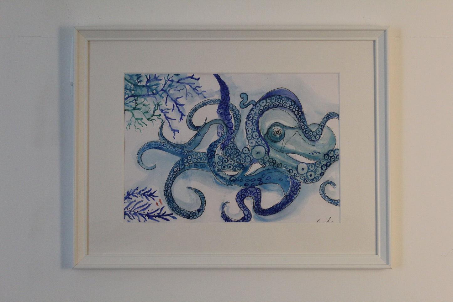 The blue octopus