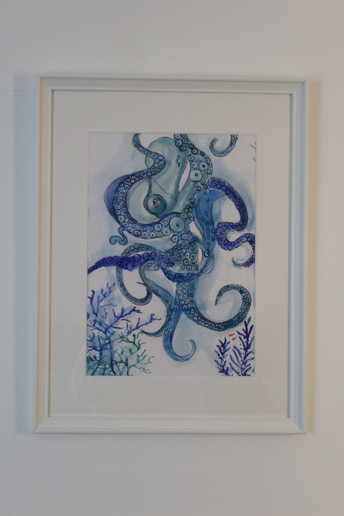 The blue octopus