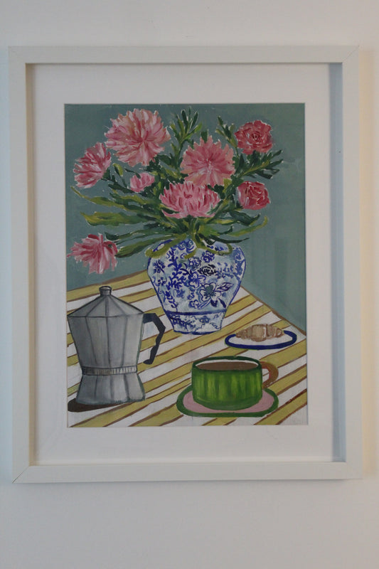 the breakfast table